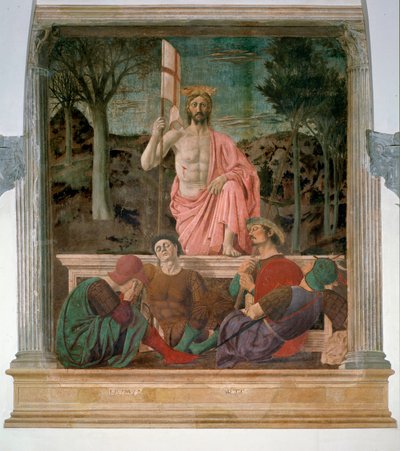 De opstanding van Christus door Piero della Francesca