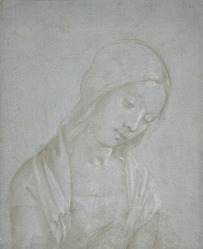 Buste van een jonge vrouw, ca. 1495 door Piero di Cosimo.