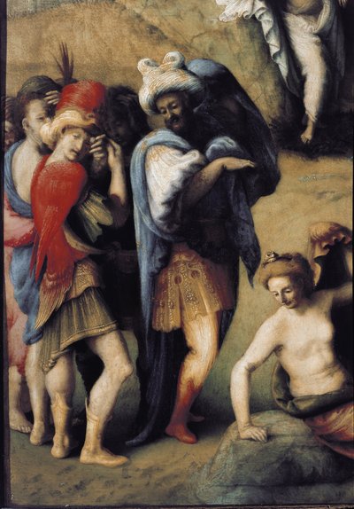 Perseus bevrijdt Andromeda (detail) door Piero di Cosimo
