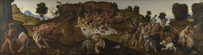 Het gevecht tussen de Lapithen en de Centauren, ca. 1500-1515 door Piero di Cosimo