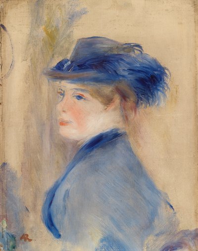 Borstbeeld van een Vrouw door Pierre-Auguste Renoir