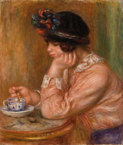 Kopje chocolade door Pierre-Auguste Renoir