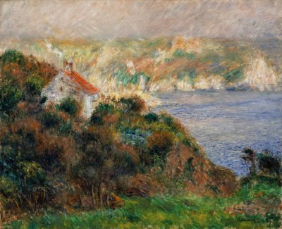 Mist op Guernsey door Pierre-Auguste Renoir