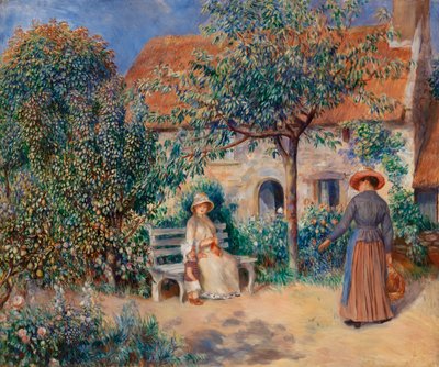 In Bretagne door Pierre-Auguste Renoir