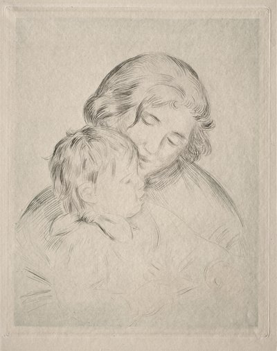Moeder en Kind door Pierre-Auguste Renoir