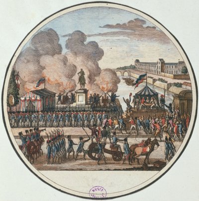 Proclamatie van het land in gevaar 22 juli 1792, ca.1794-1802 door Pierre Gabriel Berthault