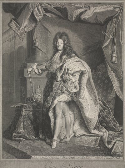 Louis de Grote door Pierre Imbert Drevet