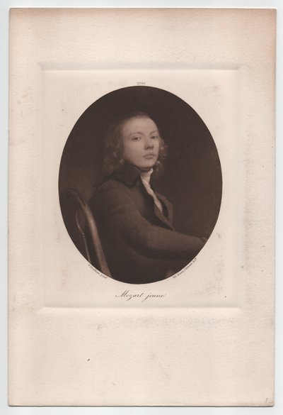 Mozart jeune (ca. 1900, illustratie) door Pierre Paul Prud