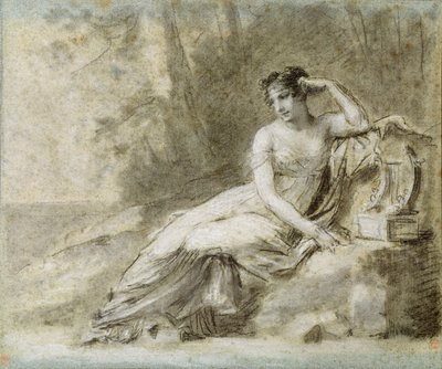 Studie voor een portret van keizerin Joséphine door Pierre Paul Prudhon