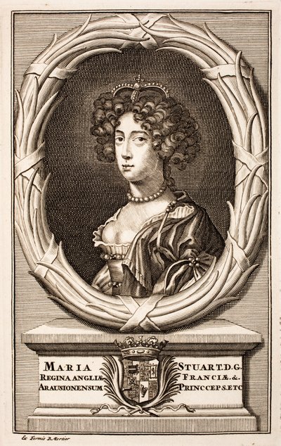 Koningin Maria II (1662-1694) door Pierre  Mortier