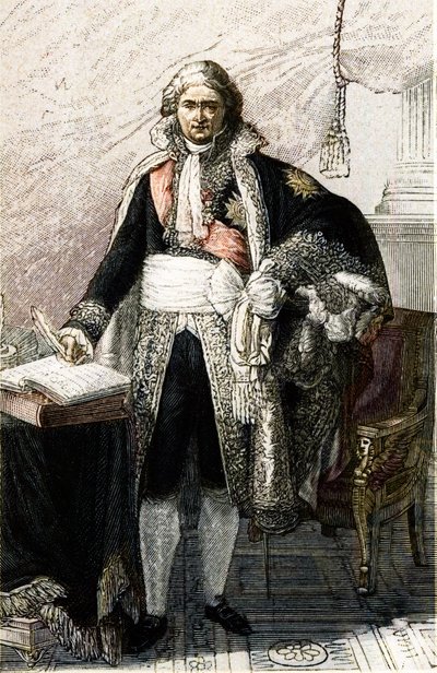Portret van Jean Etienne Marie Portalis. Franse jurist en politicus (1746-1807) naar het schilderij van Pierre Gautherot door Pierre (after) Gautherot