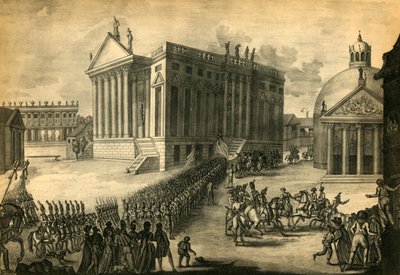 Triomfantelijke intocht van de Fransen in de stad Berlijn, 27 oktober 1806, 1921 door Pierre Adrien Le Beau