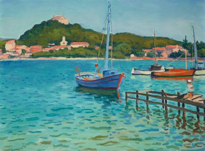 Porquerolles, zomer namiddag door Albert Marquet