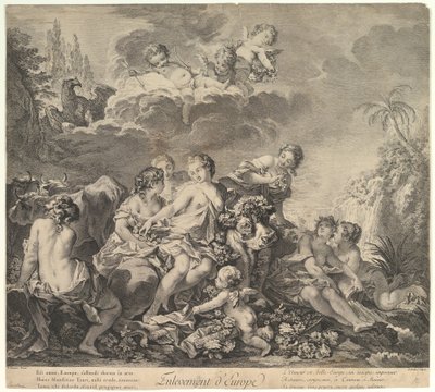 Ontvoering van Europa door Pierre Alexandre Aveline