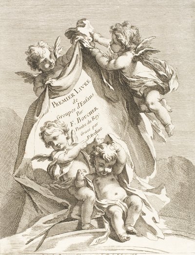 Frontispice door Pierre Alexandre Aveline