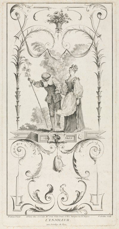 De Vleier, Arabesk door Pierre Alexandre Aveline
