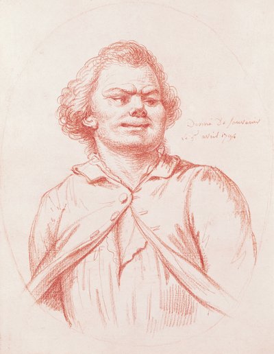 Danton naar zijn Executie geleid, 1794 door Pierre Alexandre Wille