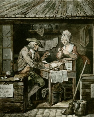 De publieke schrijver door Pierre Alexandre Wille