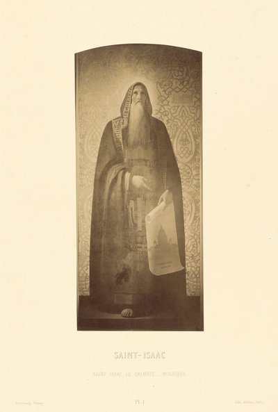 Saint Isaac le Dalmate, Mosaique door Pierre Ambrose Richebourg