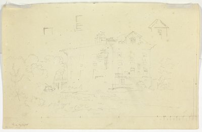 Een huis door Pierre Antoine Mongin