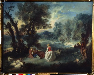 Pastorale scène door Pierre Antoine Quillard