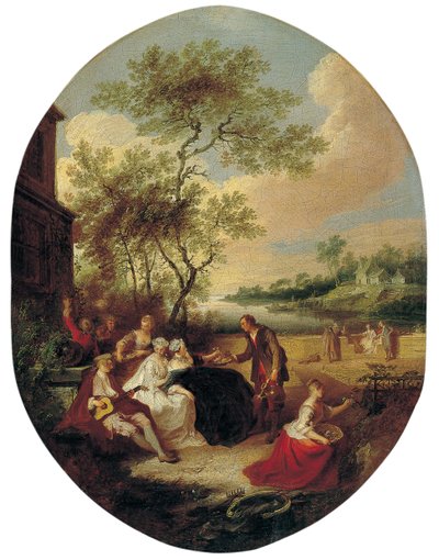 Lente Uit de serie De Vier Seizoenen door Pierre Antoine Quillard