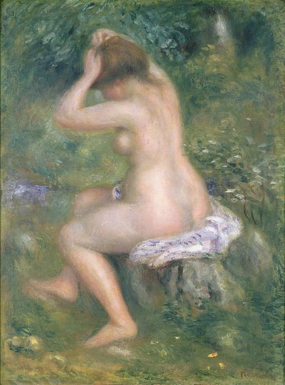 Een Bader door Pierre Auguste Renoir