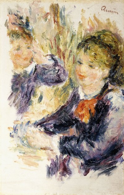 Bij de modiste door Pierre Auguste Renoir