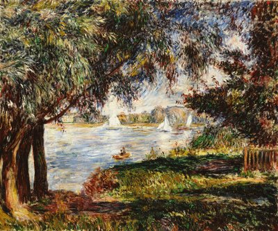 Bougival, 1888 door Pierre Auguste Renoir