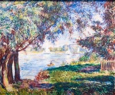 Bougival door Pierre Auguste Renoir