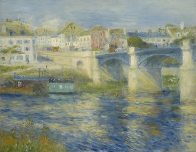 Brug bij Chatou door Pierre Auguste Renoir