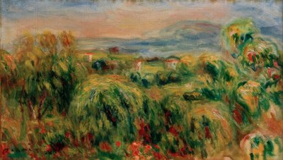 Cagnes door Pierre Auguste Renoir