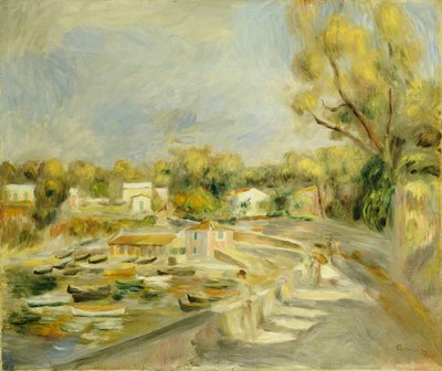 Cagnes Platteland door Pierre Auguste Renoir