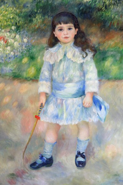 Kind met zweep door Pierre Auguste Renoir