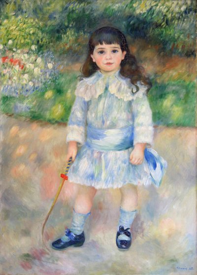 Kind met zweep door Pierre Auguste Renoir
