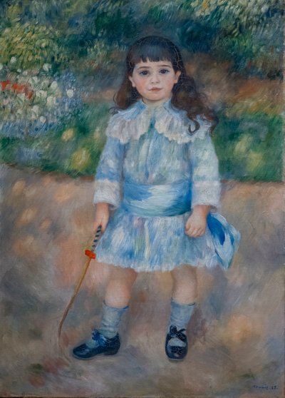 Kind met een zweep door Pierre Auguste Renoir
