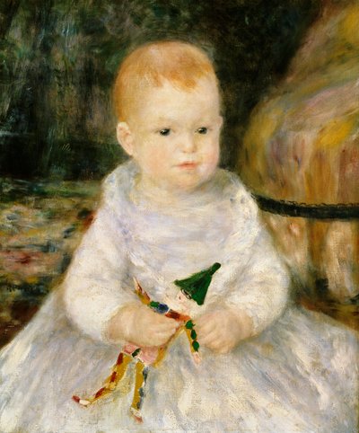 Kind met een speelgoedclown door Pierre Auguste Renoir