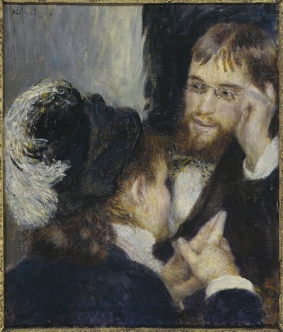 Gesprek door Pierre Auguste Renoir