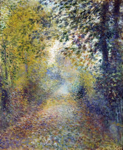 In het bos door Pierre Auguste Renoir