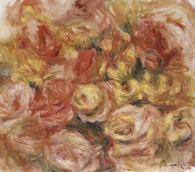 Bloemenschets, ca. 1914 door Pierre Auguste Renoir