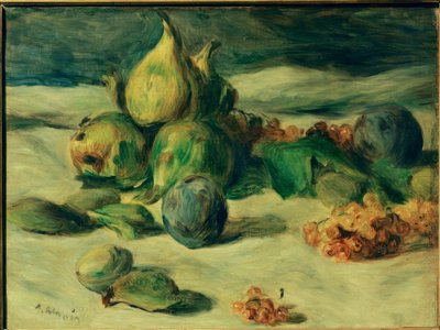 Stilleven met fruit door Pierre Auguste Renoir