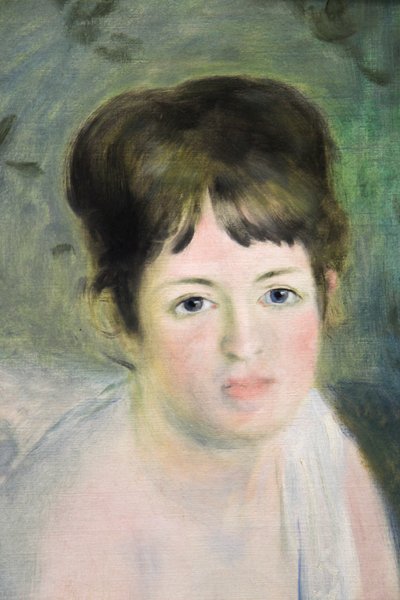 Hoofd van een Vrouw, ca. 1876 door Pierre Auguste Renoir
