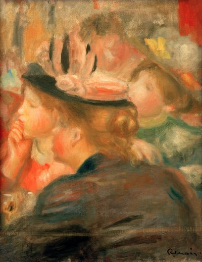 In het theater door Pierre Auguste Renoir