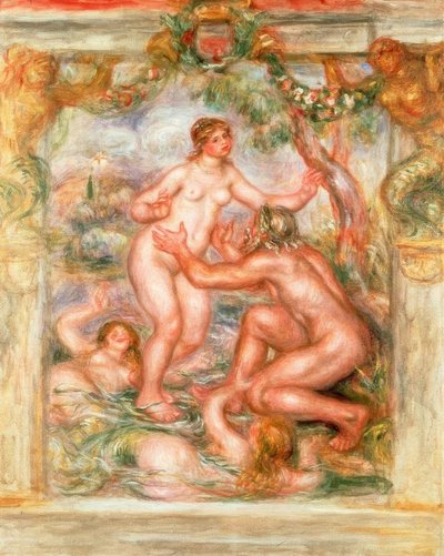 De Saône op weg naar de Rhône door Pierre Auguste Renoir
