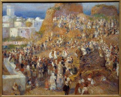 De moskee, Arabisch feest door Pierre Auguste Renoir