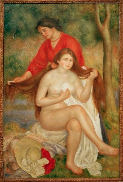 De toilet door Pierre Auguste Renoir