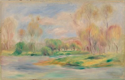 Landschap door Pierre Auguste Renoir