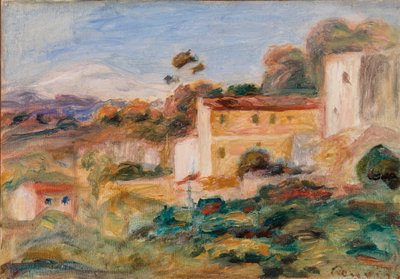Landschap door Pierre Auguste Renoir