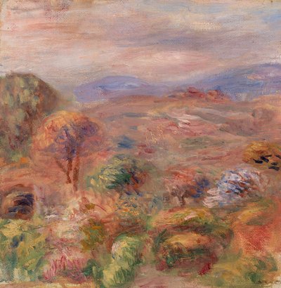 Landschap door Pierre Auguste Renoir