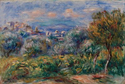 Landschap door Pierre Auguste Renoir